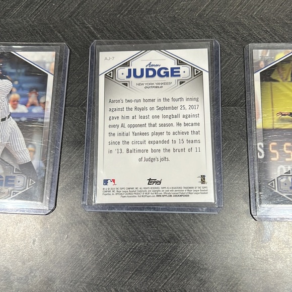 Aaron Judge - (3) Card Lot- NY Yankees - HR Record - Picture 5 of 8